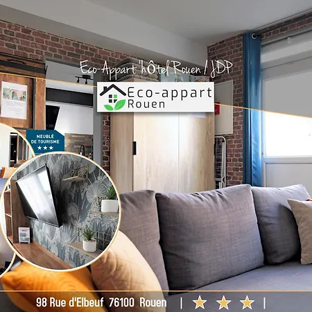 Eco-Appart'Hotel Rouen - Jdp Exterior foto